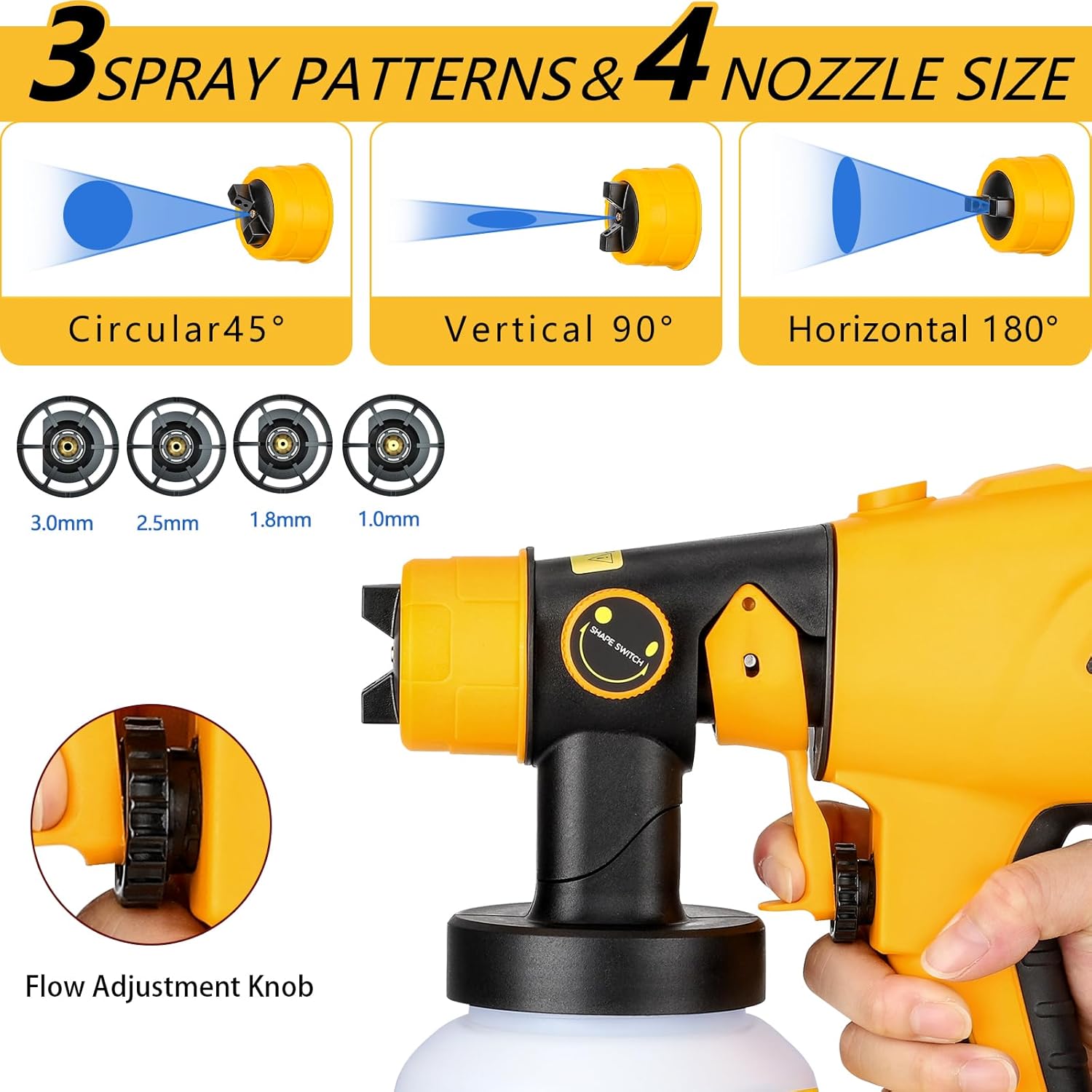 YEX-BUR Cordless Paint Sprayer